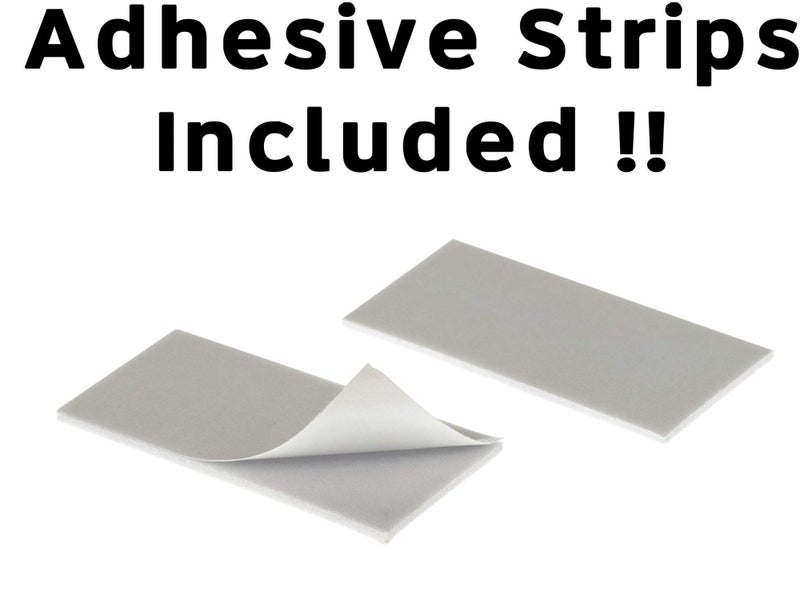 Alpine Industries Push Sign - Self Adhesive & Highly Visible Black Outdoor Wall/Door Placard w/White Text for Office, Business & Shop Exit & Entrance - Image 2